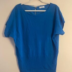 Blue Calvin Klein knit shirt size medium/large